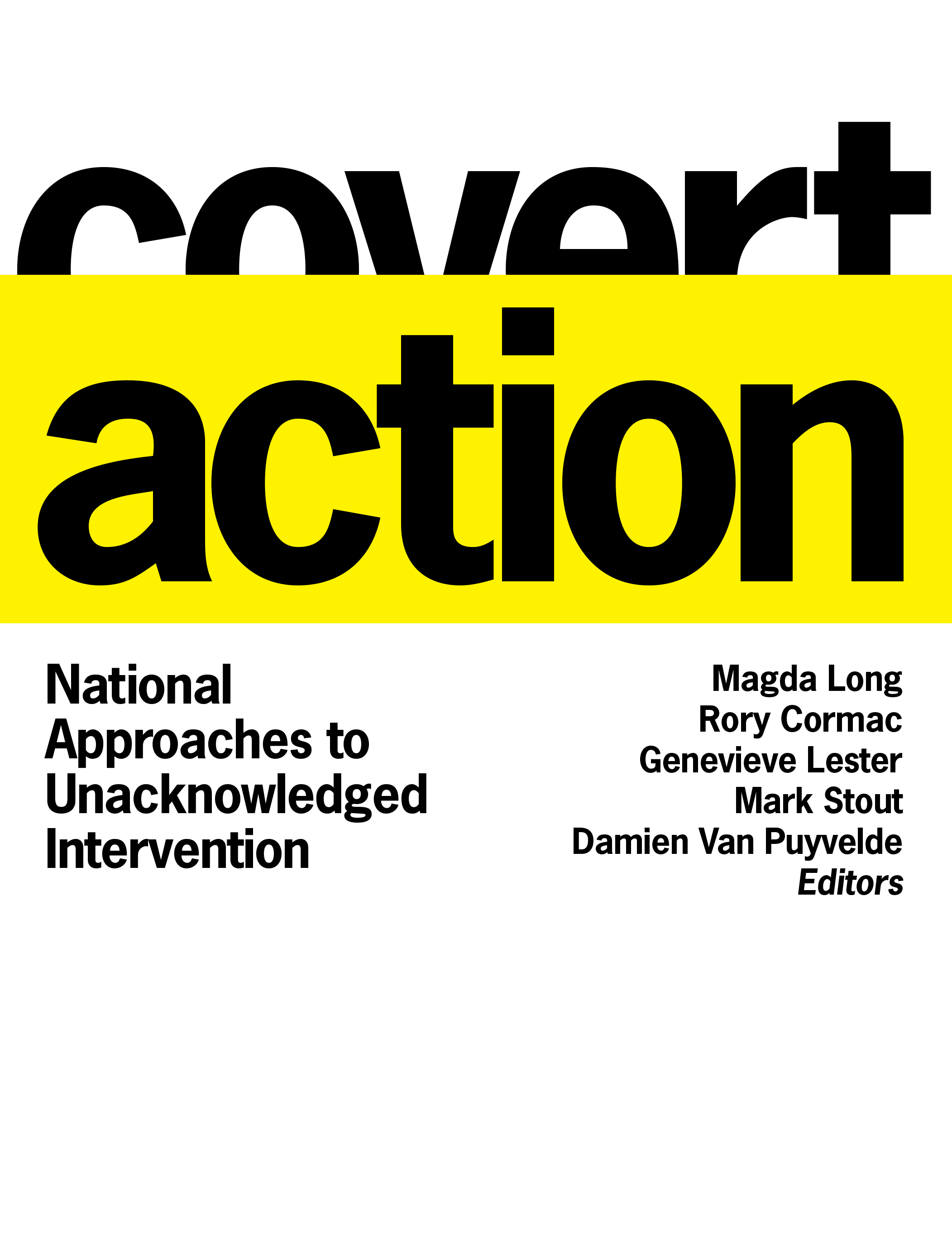 Cover of Covert Action: National Approaches to Unacknowledged Intervention
